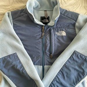 Light Blue North Face Fleece Zip Up